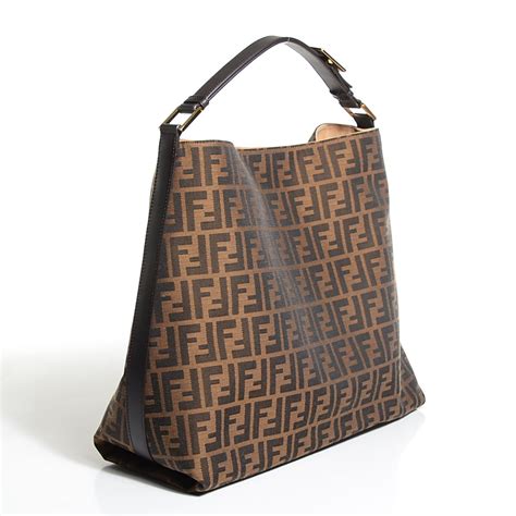 fendi zucca large hobo bag tobacco|FENDI Zucca Large Hobo Tobacco 786762 .